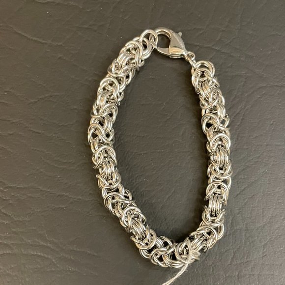 None Jewelry - Women's CHUNKY LINK 6" Bracelet Stainless Lobster Claw Clasp NWOT